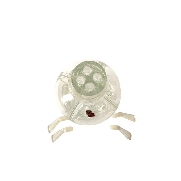 VTG Mid Century Modern Czechoslovakian Glass Decanter Barware Original Stoppers - Picture 7 of 9